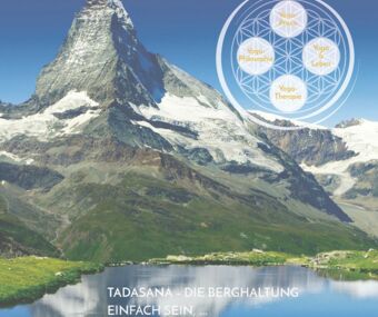 Das Matterhorn mit der Yoga Veda Grafik