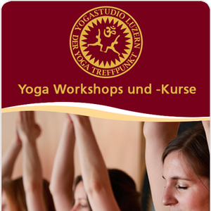 Banner mit Detail aus Yogagruppe im Yogastudio Luzern